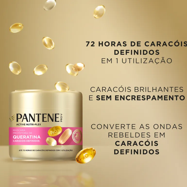 Máscara Active Nutri-Plex Caracóis Definidos Keratina