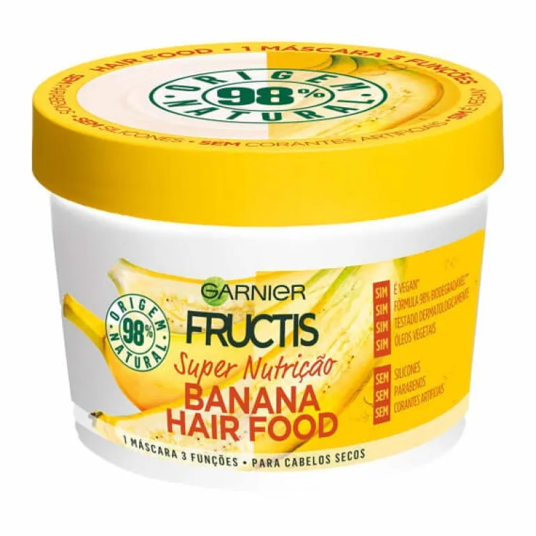 Máscara Fructis Hair Food Banana Nutrição