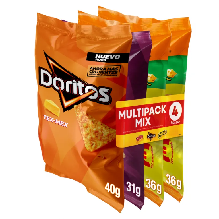 Multipack Cheetos, Doritos e Ruffles