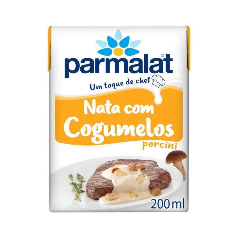 Natas UHT com Cogumelos
