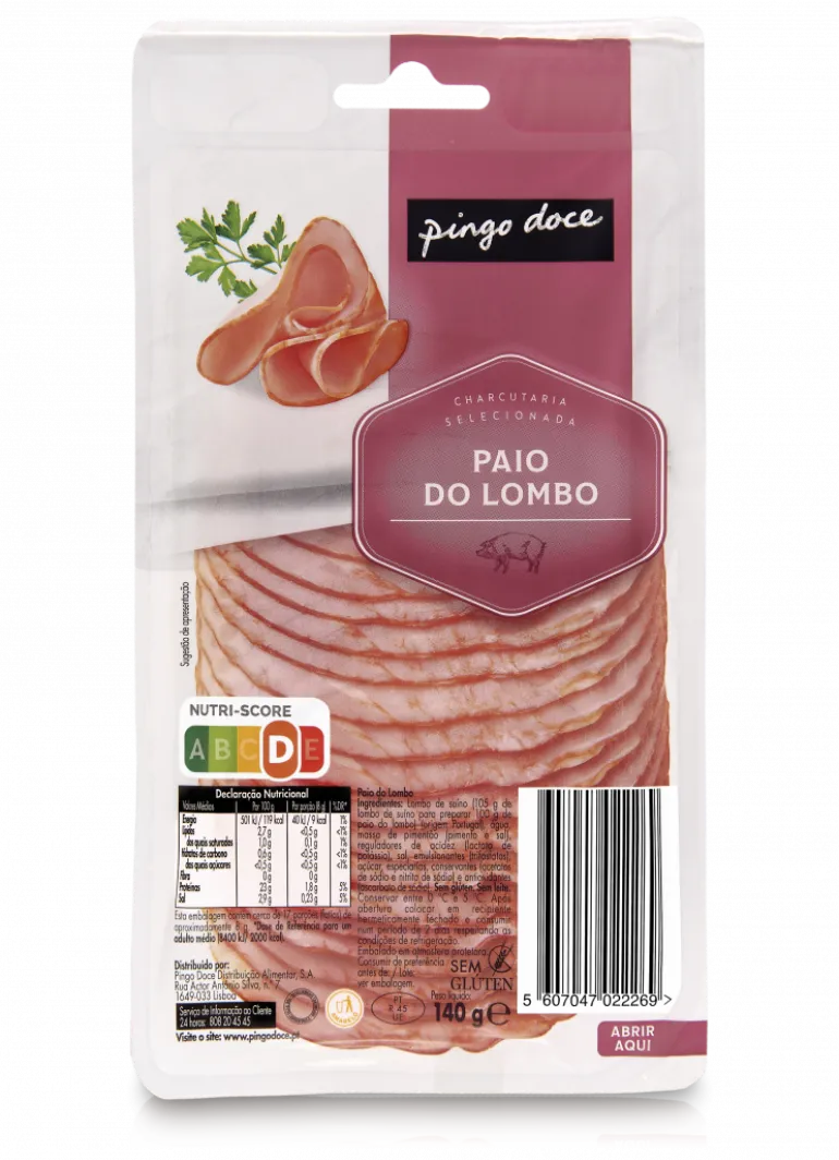 Paio do Lombo Fatiado