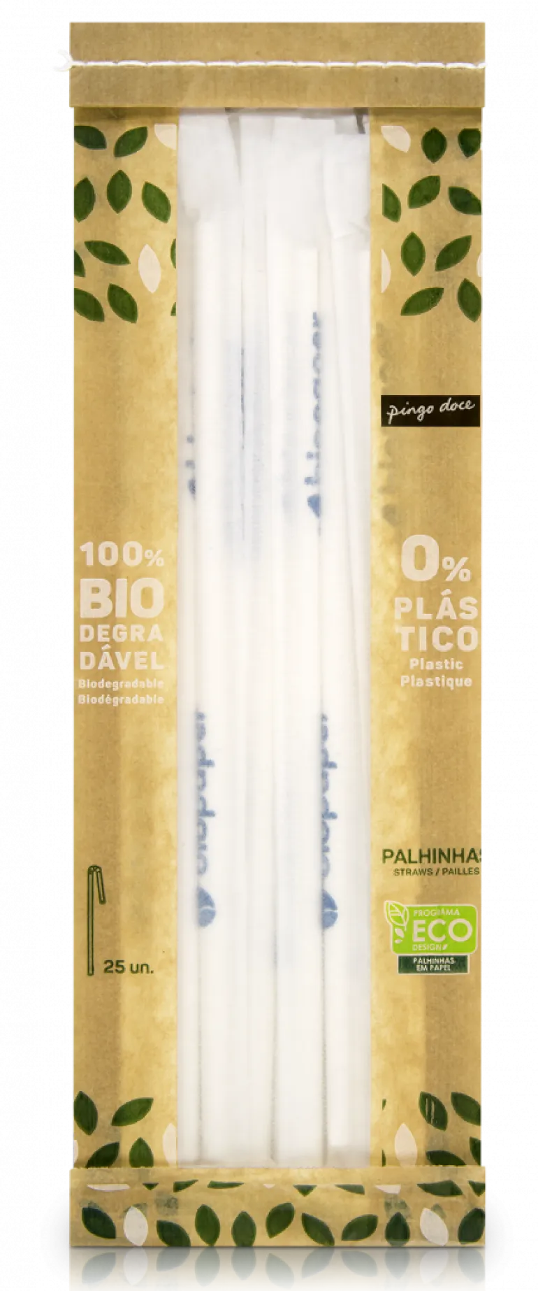 Palhinhas de Cartão Pingo Doce 25 un
