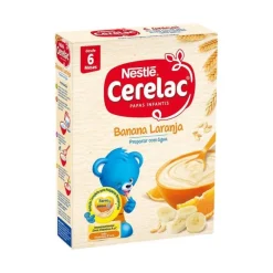 Papa Infantil Farinha Láctea Banana e Laranja