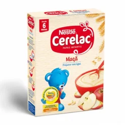Papa Infantil Farinha Láctea Maçã
