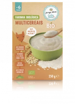Papa Infantil Farinha Não Láctea Multicereais Bio