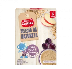 Papa Infantil Láctea Aveia, Maçã e Ameixa Seleção da Natureza