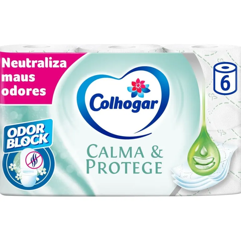 Papel Higiénico Calma & Protege 3 Folhas