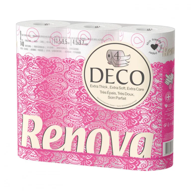 Papel Higiénico Deco 4 Folhas 9 Rolos