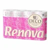Papel Higiénico Decorado 4 Folhas 12 Rolos