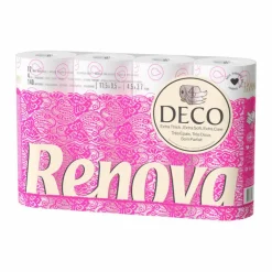 Papel Higiénico Decorado 4 Folhas 12 Rolos