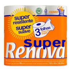 Papel Higiénico Super 3 Folhas 18 Rolos