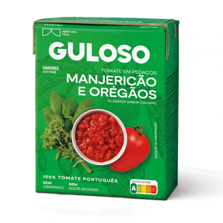 Passata de Tomate com Manjericão e Orégãos