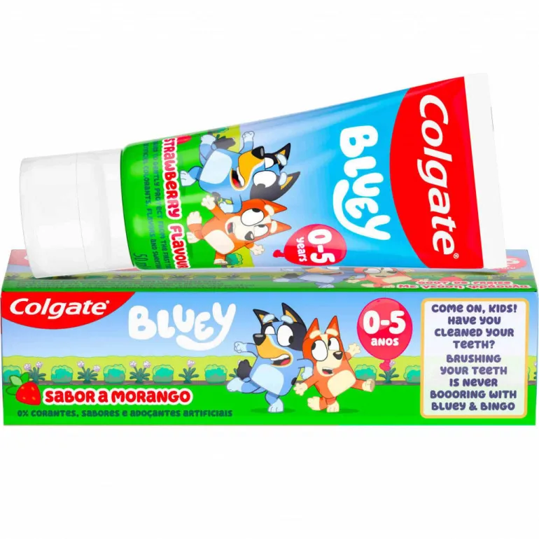 Pasta de Dentes Infantil Morango 0-5 anos
