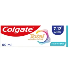 Pasta de Dentes Infantil Proteção Total Menta Suave 7-12 Anos