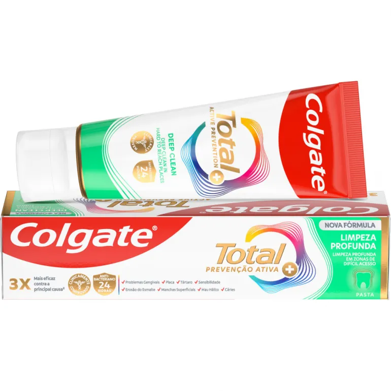 Pasta de Dentes Total Limpeza Profunda
