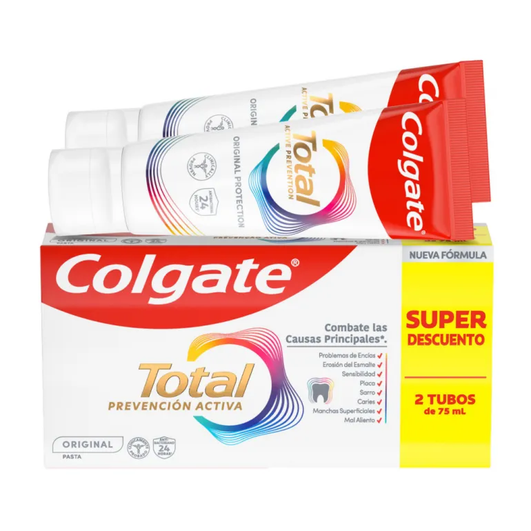 Pasta de Dentes Total Original Pack 2