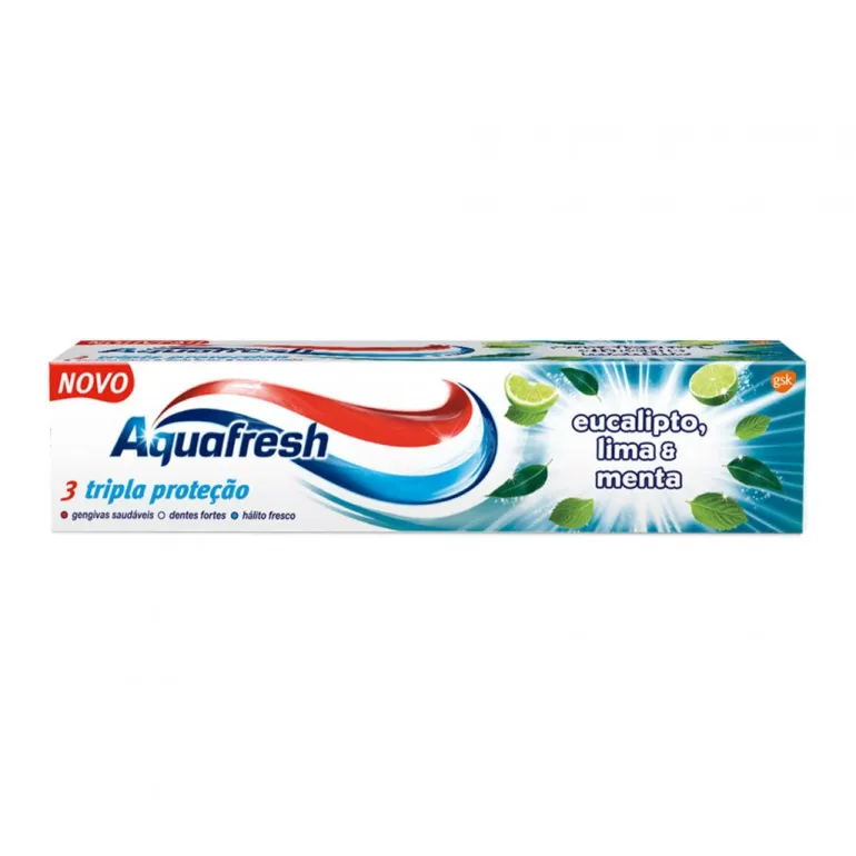 Pasta de Dentes Tripla Proteção Eucalipto, Lima e Menta