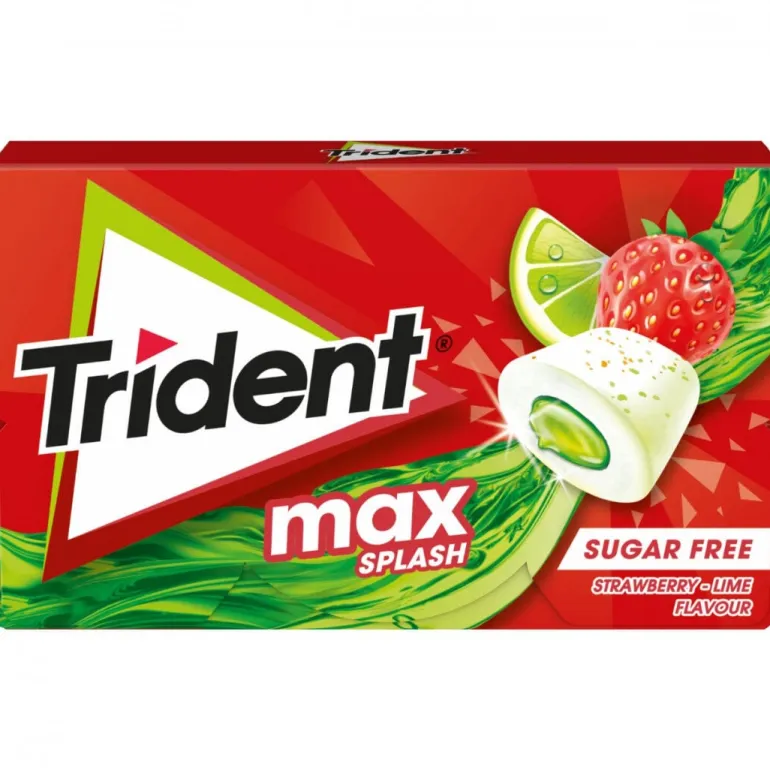 Pastilhas Elásticas Max Splash, Morango e Lima