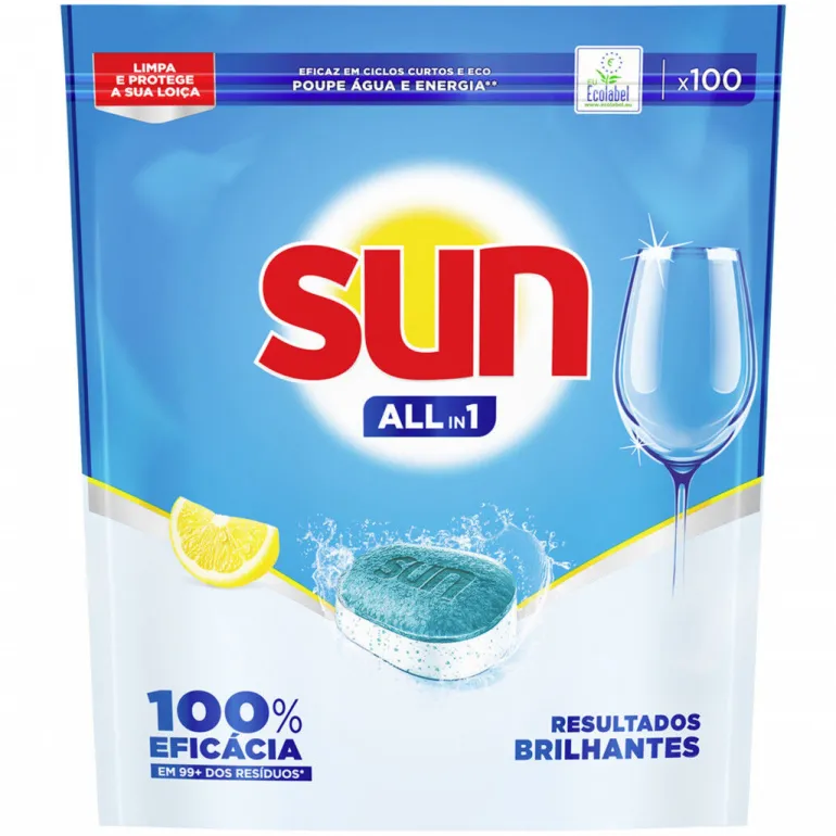 Pastilhas para Máquina Loiça All in 1 Limão