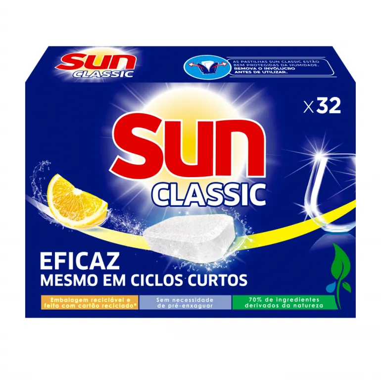 Pastilhas para Máquina Loiça Classic Limão