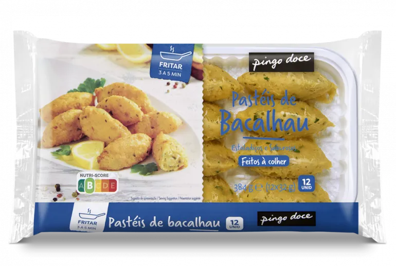 Pastéis Bacalhau para Fritar Congelados