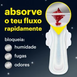 Pensos Higiénicos Cottonlike Noite Extra com Abas