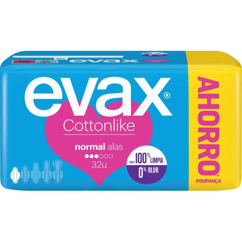 Pensos Higiénicos Cottonlike Normal com Abas