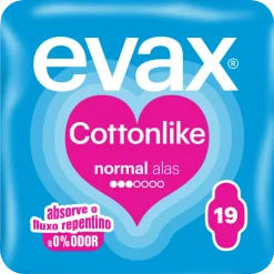 Pensos Higiénicos Cottonlike Normal com Abas