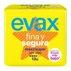 Pensos Higiénicos Fina e Segura Super sem Abas