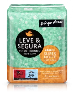 Pensos Higiénicos Noite com Abas