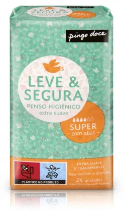 Pensos Higiénicos Super com Abas