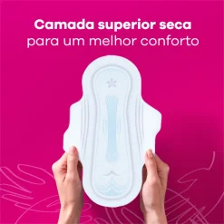 Pensos Higiénicos Ultrafina Dia Normal com Abas