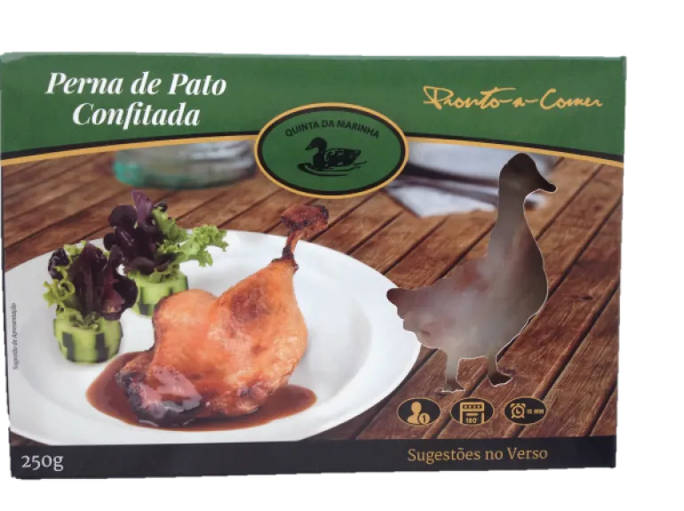 Pernas de Pato Confitadas Embaladas