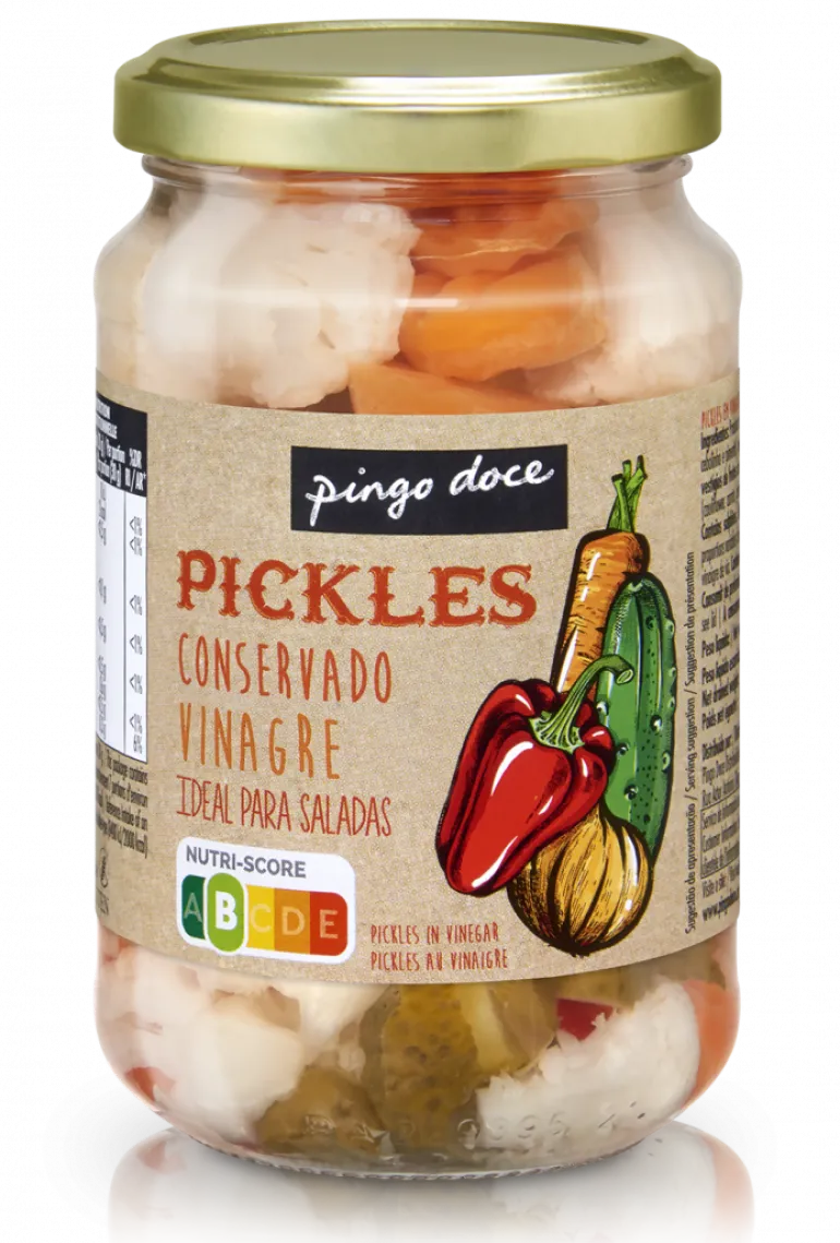 Pickles em Frasco