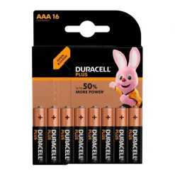Pilhas Alcalinas Duracell Plus AAA K16