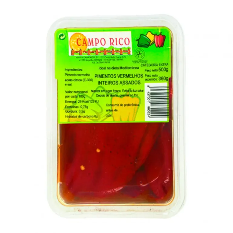 Pimento Vermelho Asssado Embalado