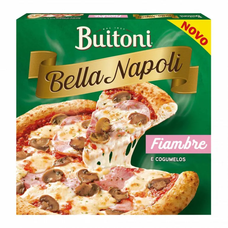 Pizza Bella Napoli Fiambre & Cogumelo