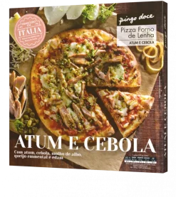 Pizza de Atum e Cebola Forno de Lenha