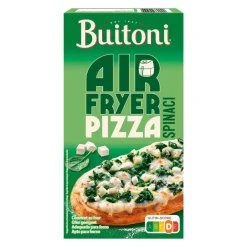Pizza de Espinafres e Queijo para Air Fryer