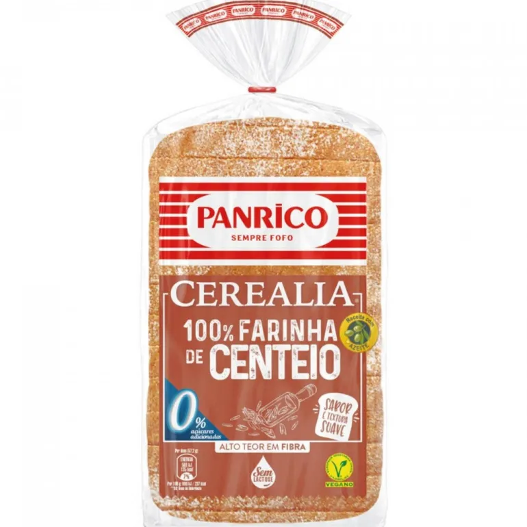 Pão de Forma Cerealia 100% Farinha de Centeio