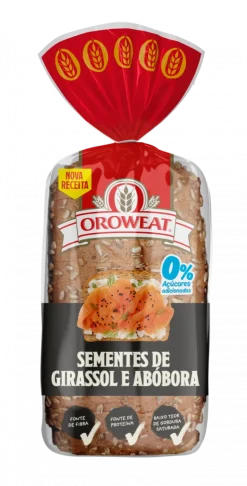 Pão de Forma com Sementes de Girassol e Abóbora