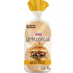 Pão de Hambúrguer Brioche Artesencia