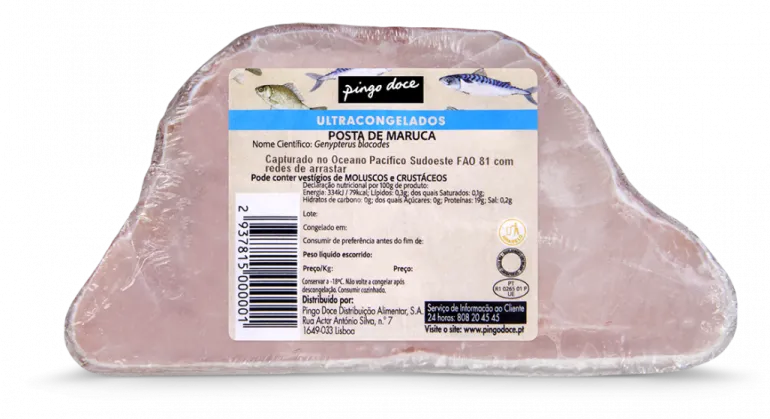 Posta de Maruca Ultracongelada a Granel