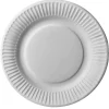 Pratos de Cartão 19cm Branco