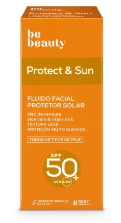 Protetor Solar Fluido Facial com Óleo de Cenoura SPF50+