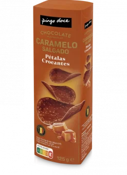 Pétalas de Chocolate e Caramelo Salgado