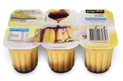 Pudim Flan de Baunilha com Molho de Caramelo