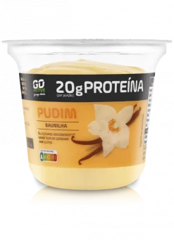 Pudim Proteico de Baunilha