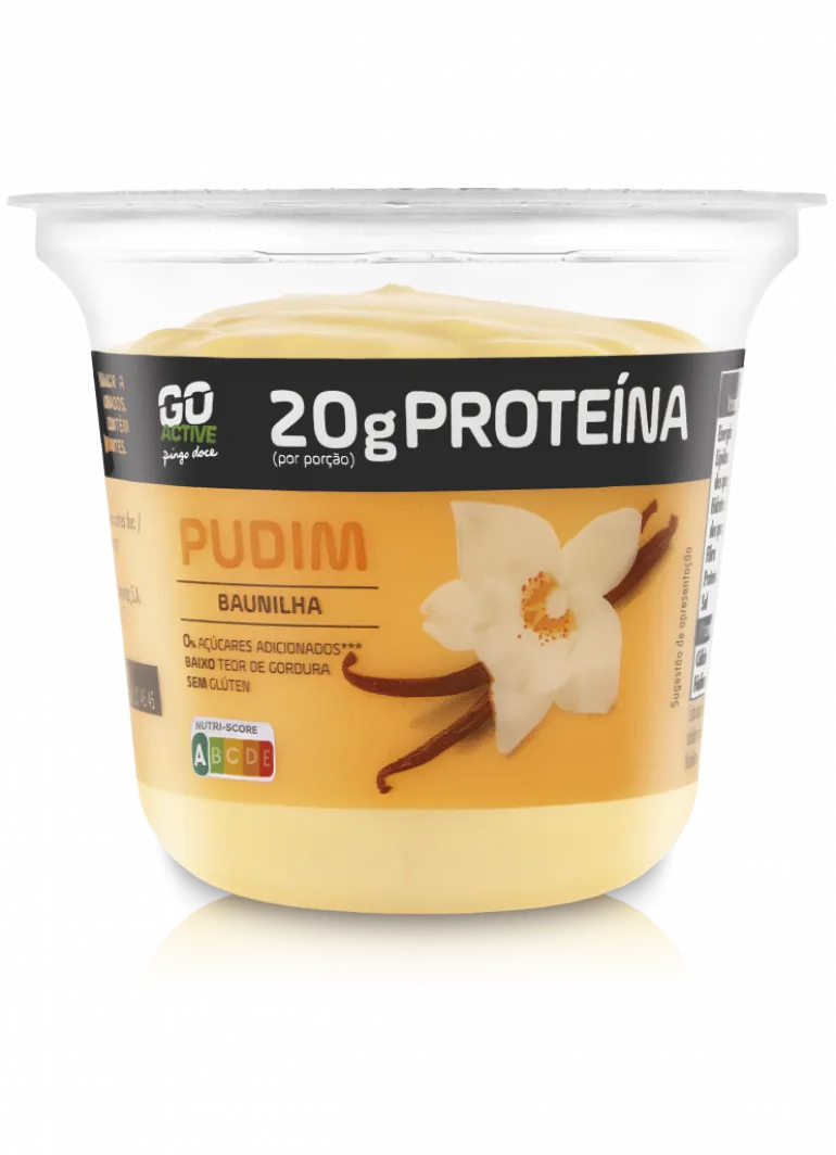 Pudim Proteico de Baunilha