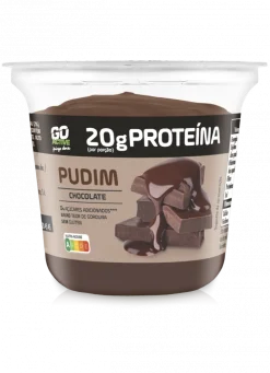 Pudim Proteico de Chocolate